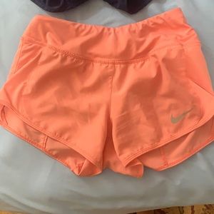 light pink Nike Dri-Fit shorts, XS